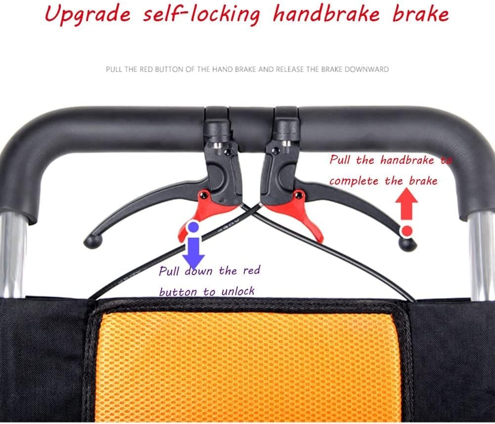SYALEO Silla de Ruedas Plegable Ultraligera, Silla de Ruedas de Transporte portátil, Peso de Solo 18 Libras, Silla de Ruedas de Viaje Ligera de Aluminio para Personas Mayores