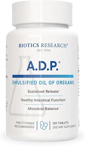 Miniatura 9 de Biotics Research ADP ADP Aceite de Orégano Altamente Concentrado, Absorción y Entrega Óptima 60 Tabletas