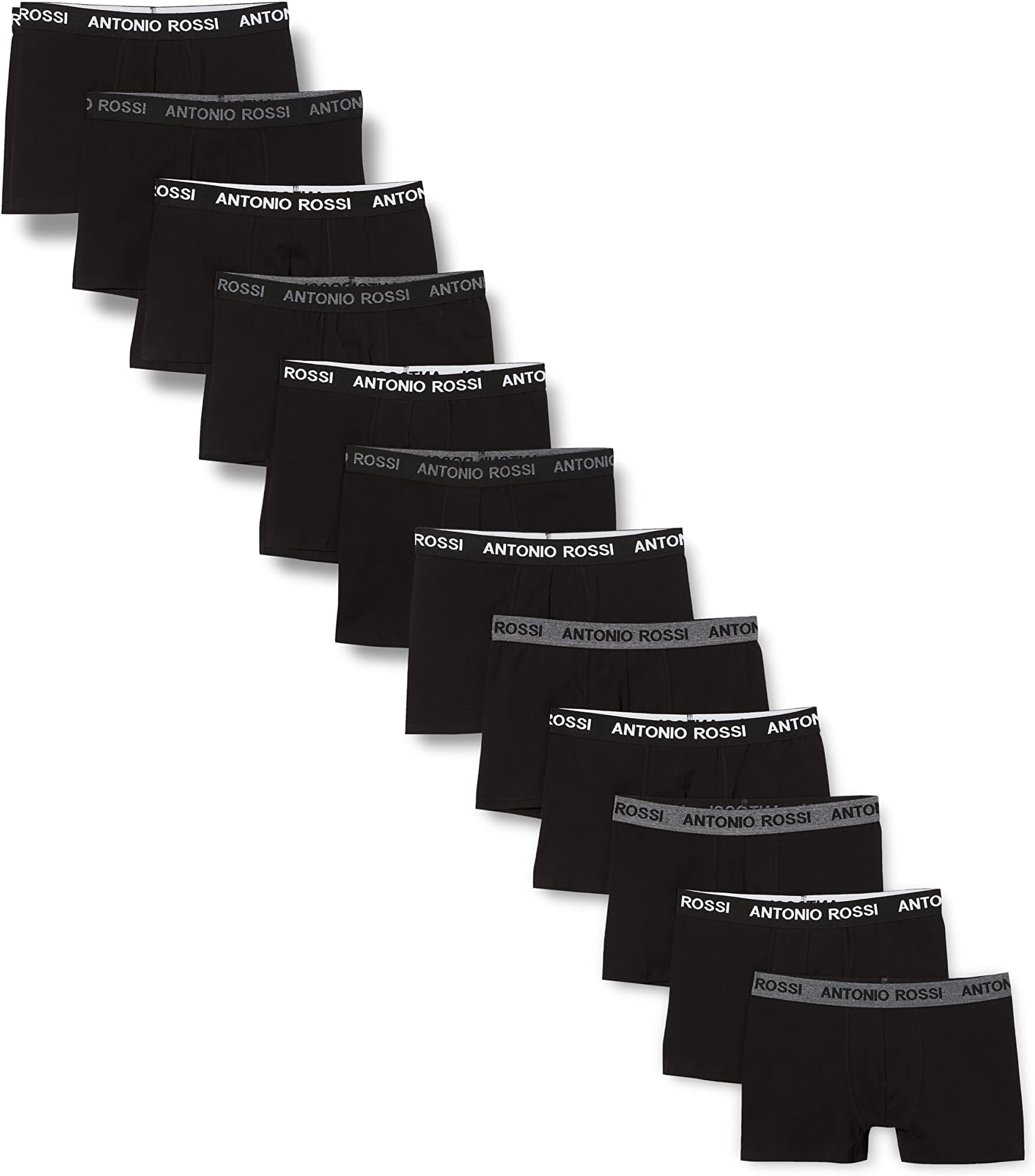 Men's Fitted Boxer 12-Pack Mens Fitted Boxer Hipsters (pack of 12)