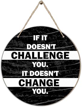 Gym Sign Wall Decor, Home Gym Hanging Decor, Training Fitness Workout Room Decoration for Enthusiast Trainer Exercise Lover