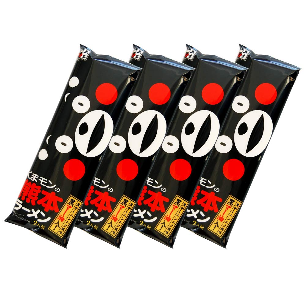 Amazon.co.jp: 五木食品 くまモンの熊本ラーメン 176g×4個 : 食品