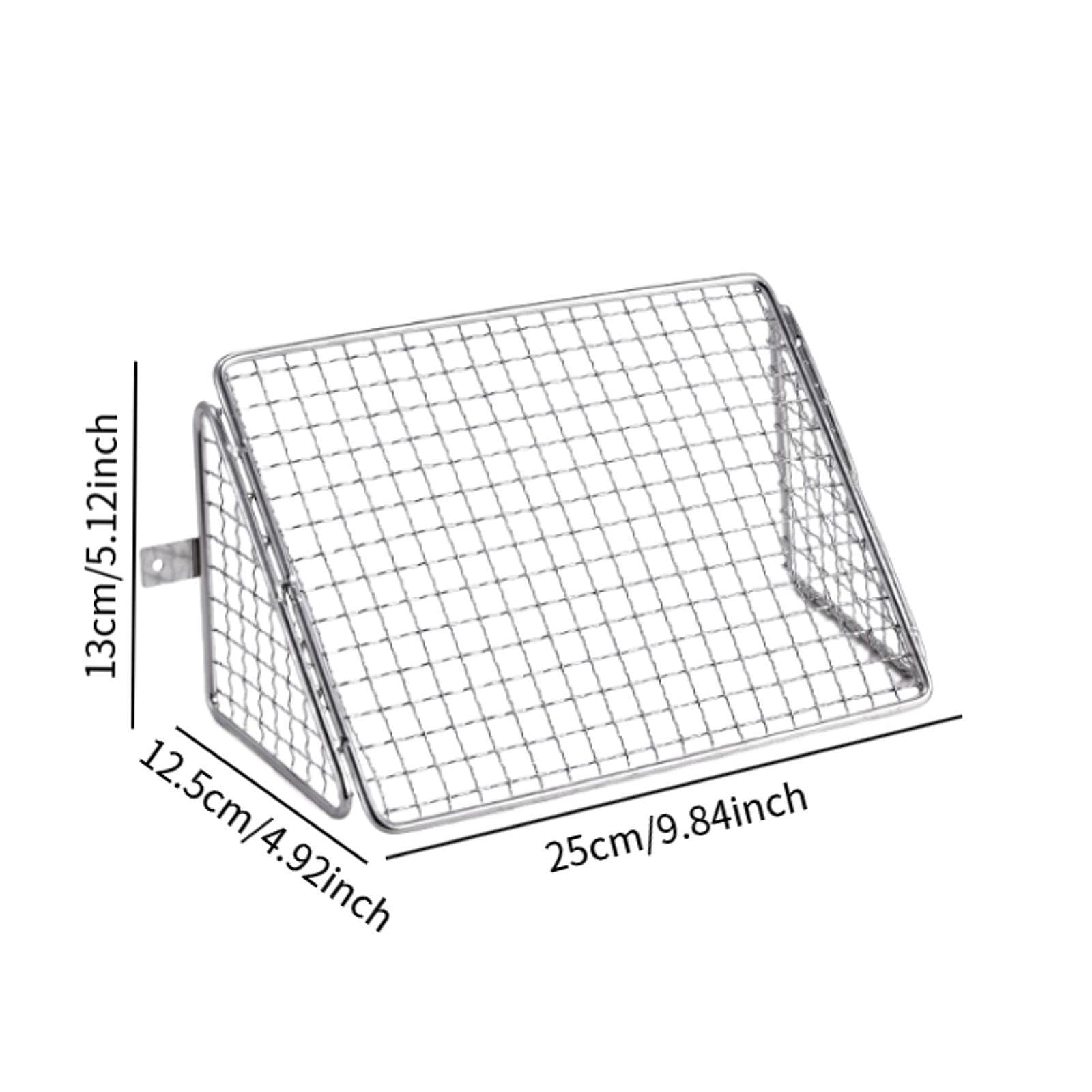 Edelstahl Laubsieb Dachrinnenschutz Abdeckung - Rostfreier Mesh Laubschutz für Outdoor Drainage Schlauch & Dachbalkone - 25 x 12,5 x 13 cm