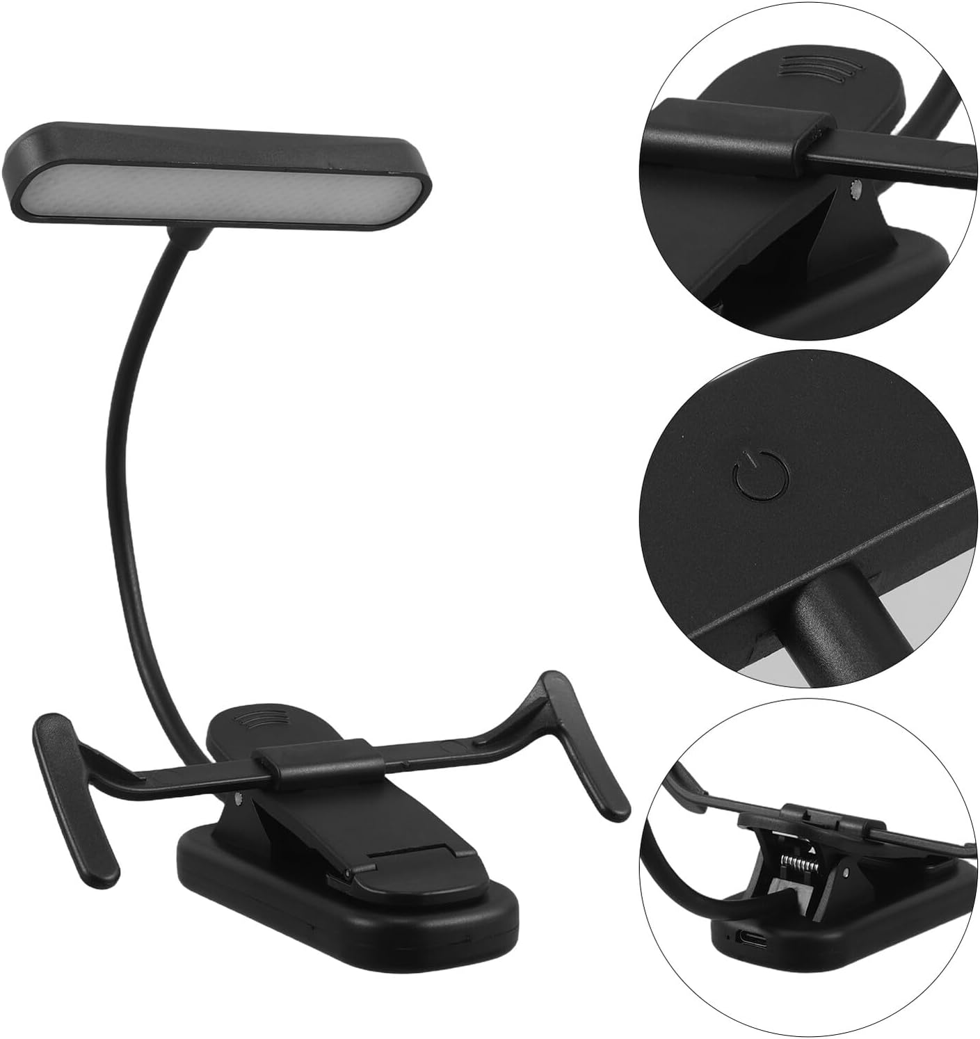 Clip on Piano Lamp Xmas with Sheet Music Clip for Music Practice