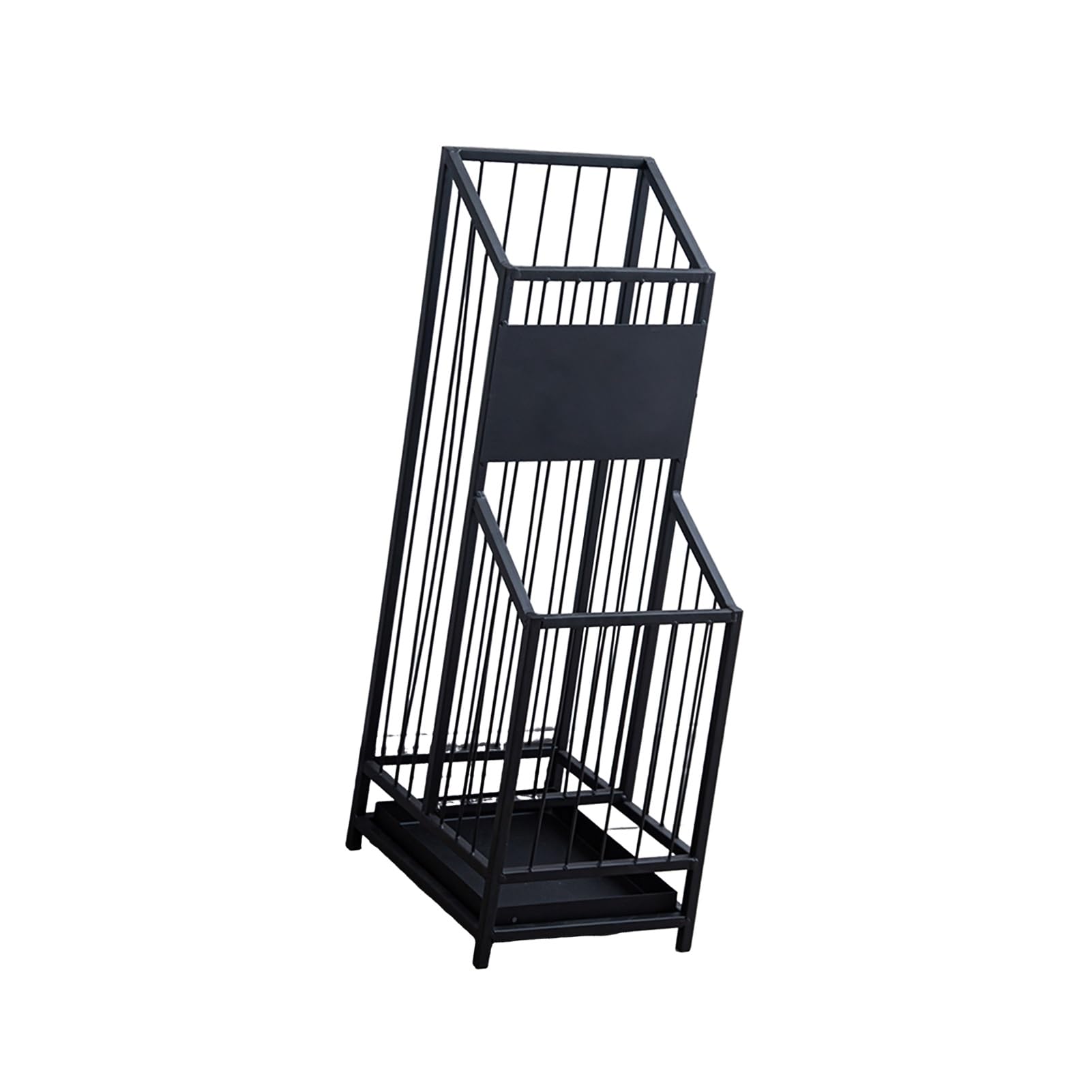 GHHVFEC Umbrella Stand, 2-Tier Square Holder, Umbrella Storage Bucket for Entryway Home Office