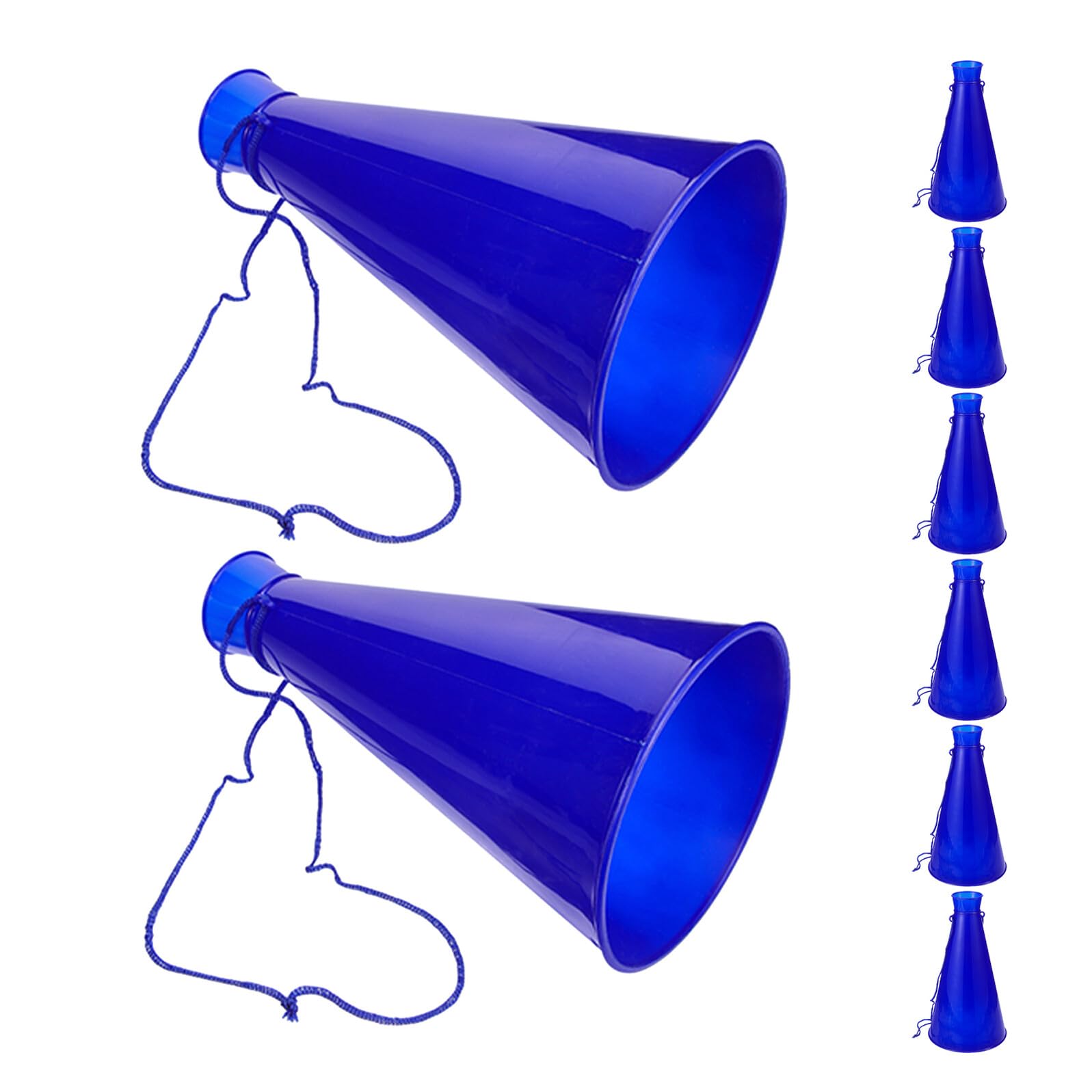 Megafoni da Stadio in Plastica Portatile per Tifo Calcio Corni Resistenti e Rumorosi per Eventi Sportivi Gadget per Festa e Accessori per Fan