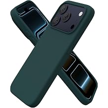 ORNARTO for iPhone 17 Pro Case 6.3", Slim Liquid Silicone,Olive Green