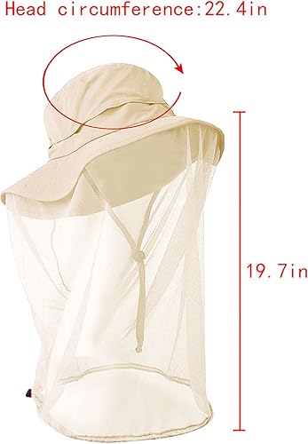 Miniatura 5 de Rebecca - Sombrero de malla ajustable para mujer y niña, para caminar al aire libre