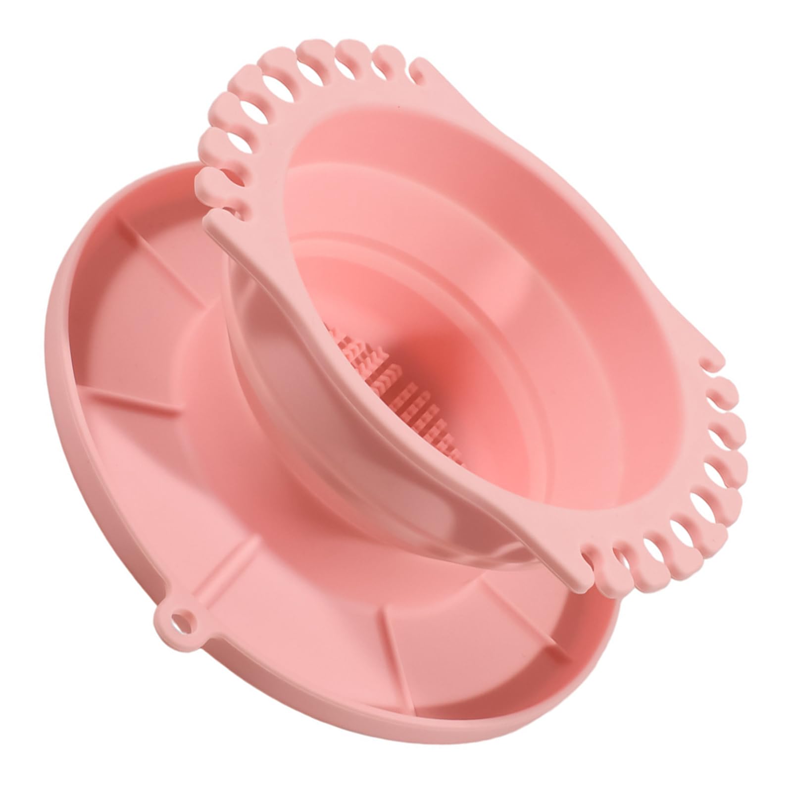 JSGHGDF Foldable Paint Brush Cleaning Container with Drying Rack Multifunctional Paintbrush Washing Rinser for Artist Student Elastomer Folding Brush Washer