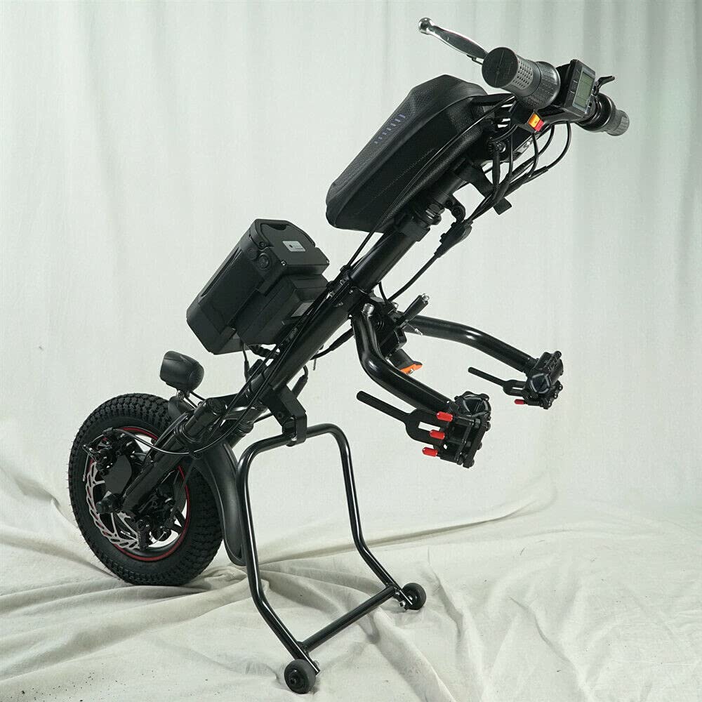 CNEBIKES 36V350W 11.6ah Attachable 12in Electric Handcycle Scooter Wheelchair