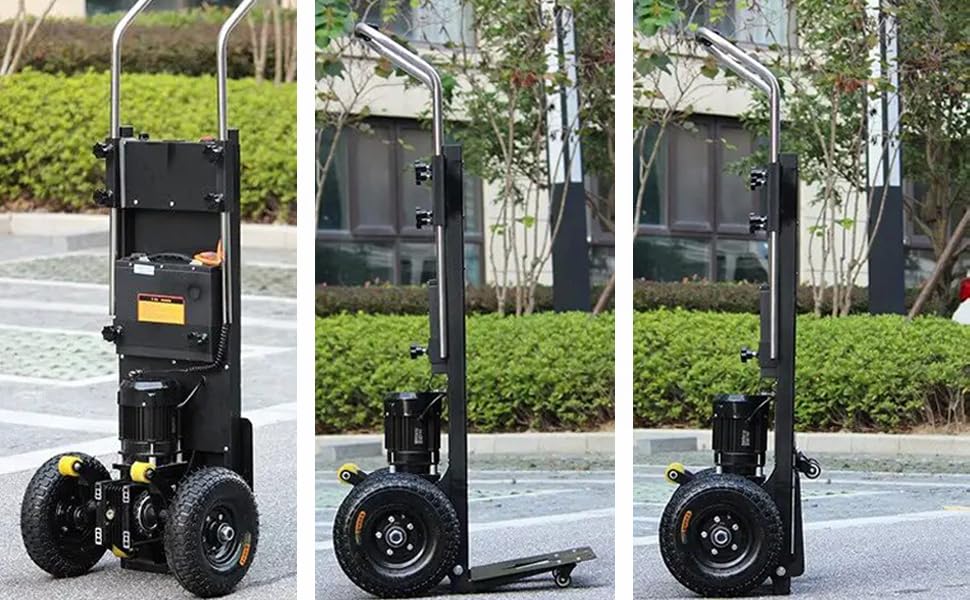 Carretilla eléctrica para escaleras tipo dolly, 880lb resistente miniatura 6