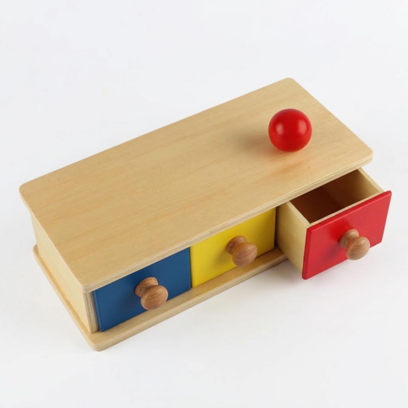 Qianly Scatola di Persistenza Degli Oggetti Educativo Gioco Della Persistenza Dell'oggetto Motricità Fine Scatola per Educatori, Casa