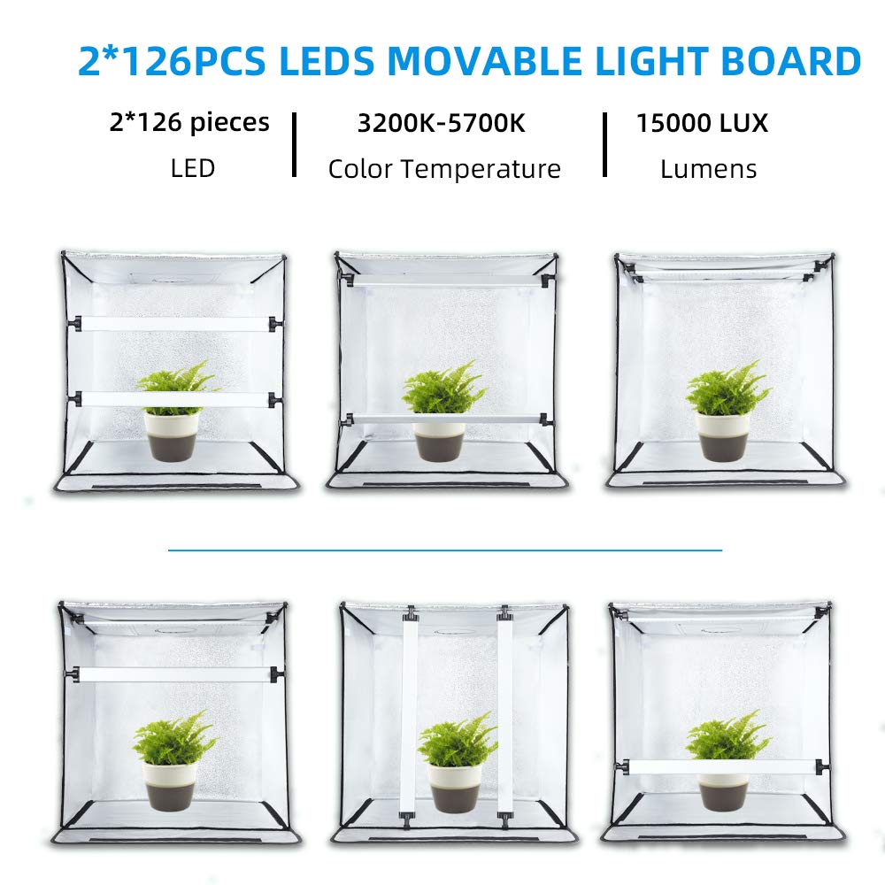 Amazon | FOSITAN フォトスタジオライトボックス 24インチ/60cm バイ