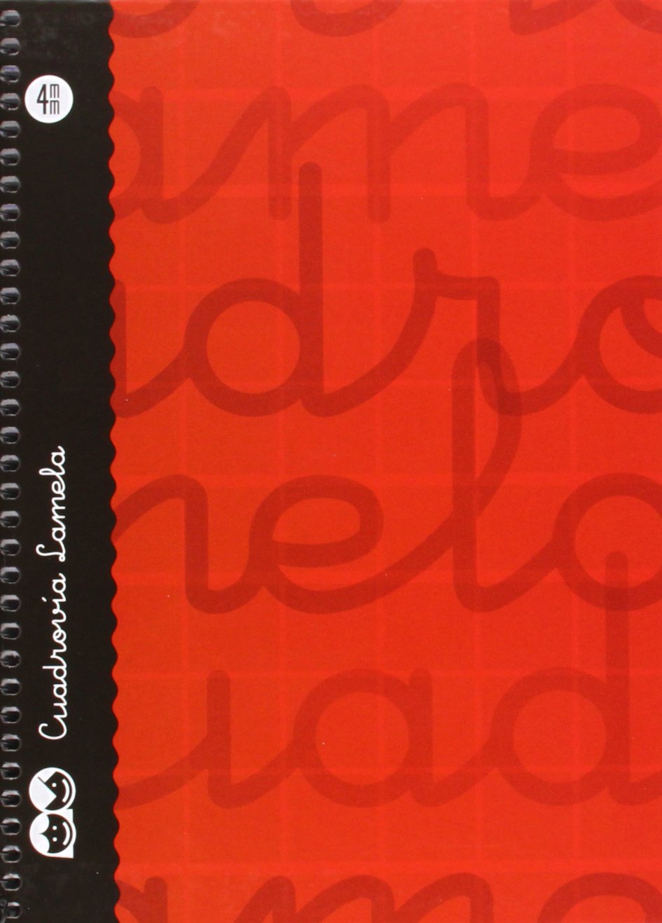 Lamela 7CTE004R - Cuaderno cuarto con espiral, color rojo