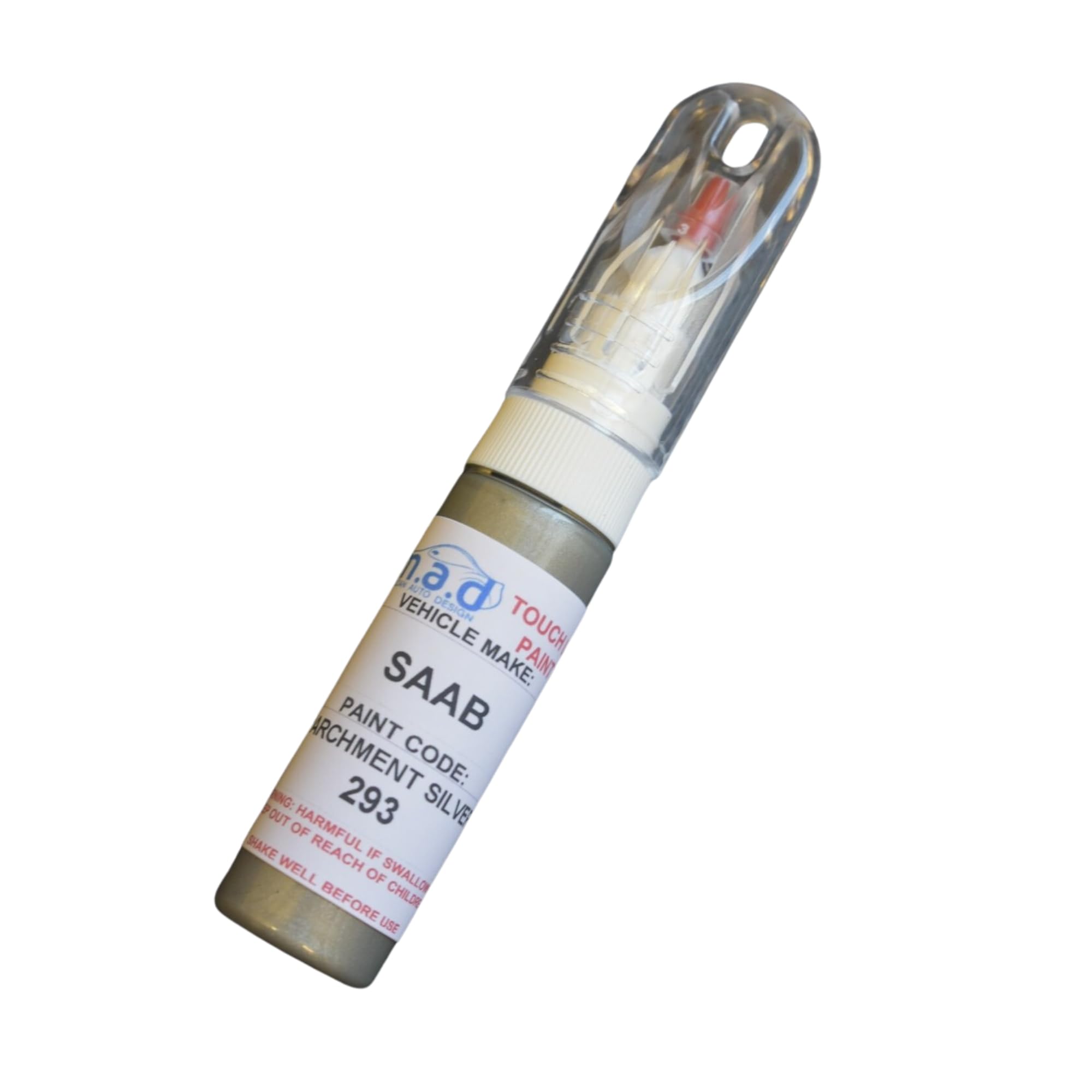 M.a.d Myldan Auto Design Paint Madpaints Touch Up Car 20Ml Pen For Saab Parchment Silver 293 (Paint)