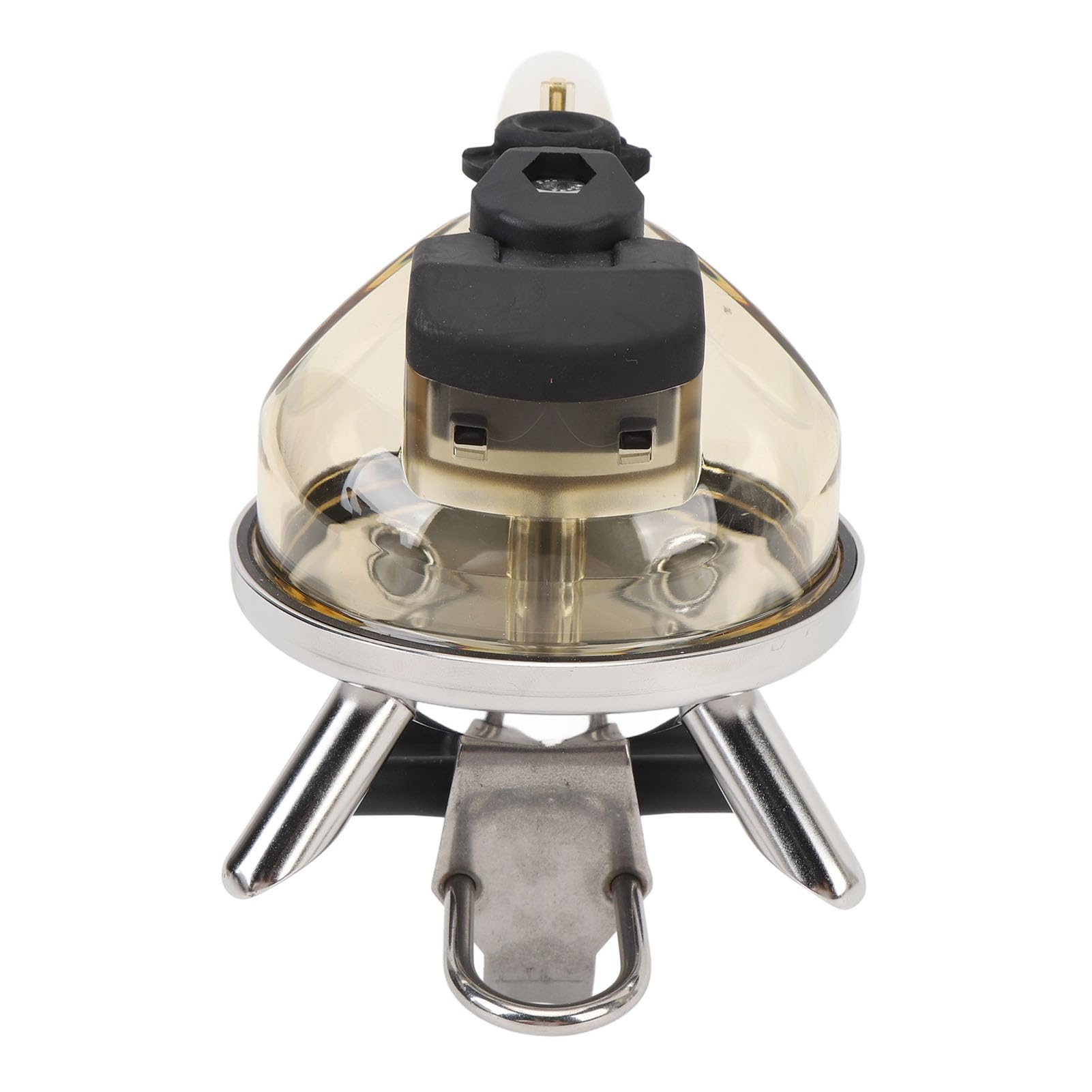 Akozon Cluster de Traite de Vache 300 Ml Base en Acier Inoxydable avec Couvercle Transparent pour une Collecte Efficace du Lait Matériau PC PSU Universel Compatible de qualité Alimentaire