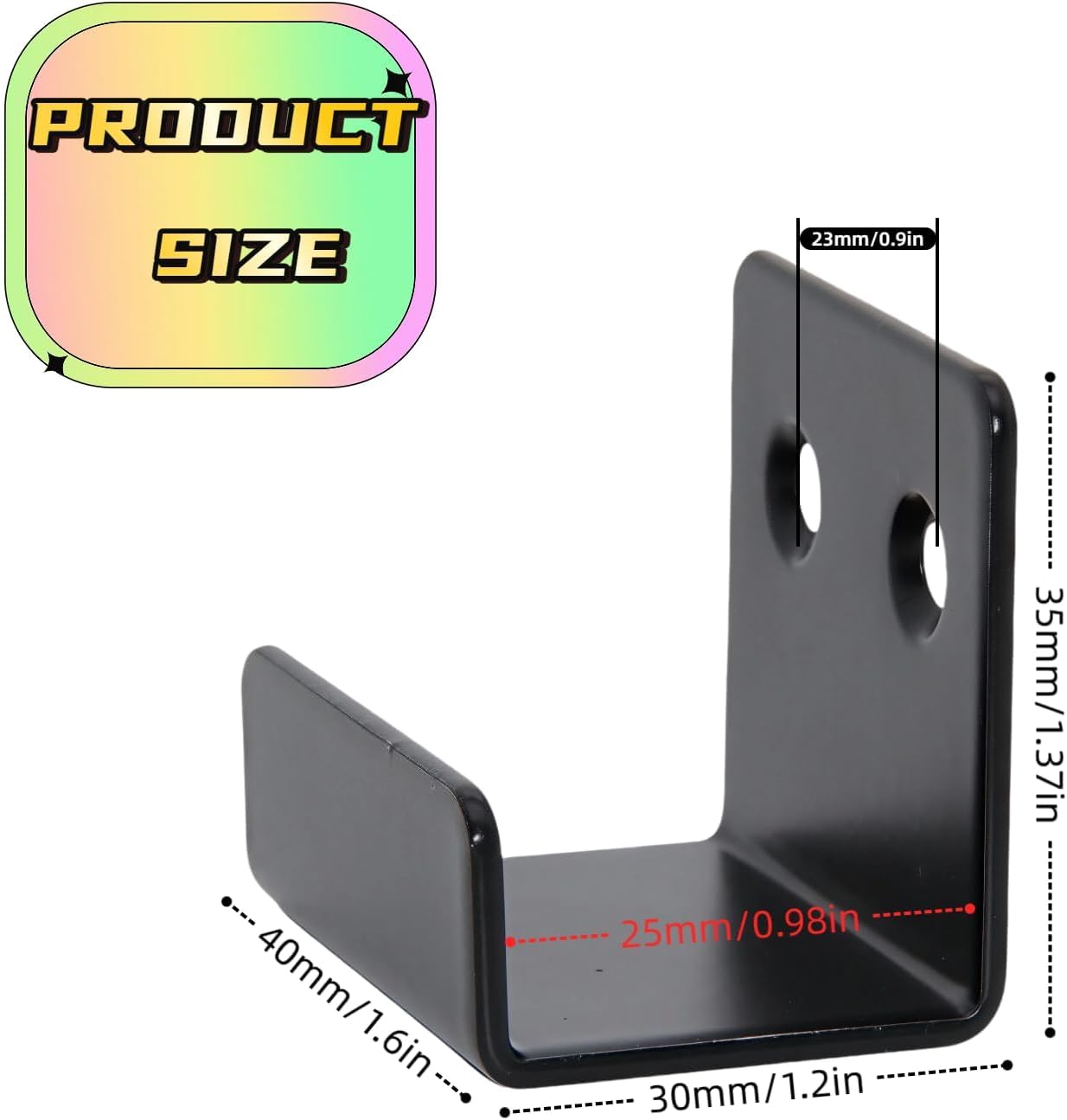 J Hooks for Hanging Mirror Clips/Brackets/Holders for Wall Mounting Frameless Mirror Mounting Hardware (16)