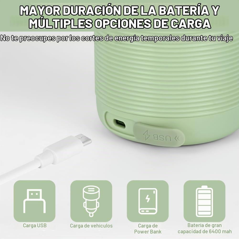 Aolso Calienta Biberones Portátil, Calentamiento Rápido, Calentador de Botellas para Bebé Leche Materna, Agua y Fórmula, Gran Capacidad de 500ml con Control de Temperatura Para Viajes y Uso Diario