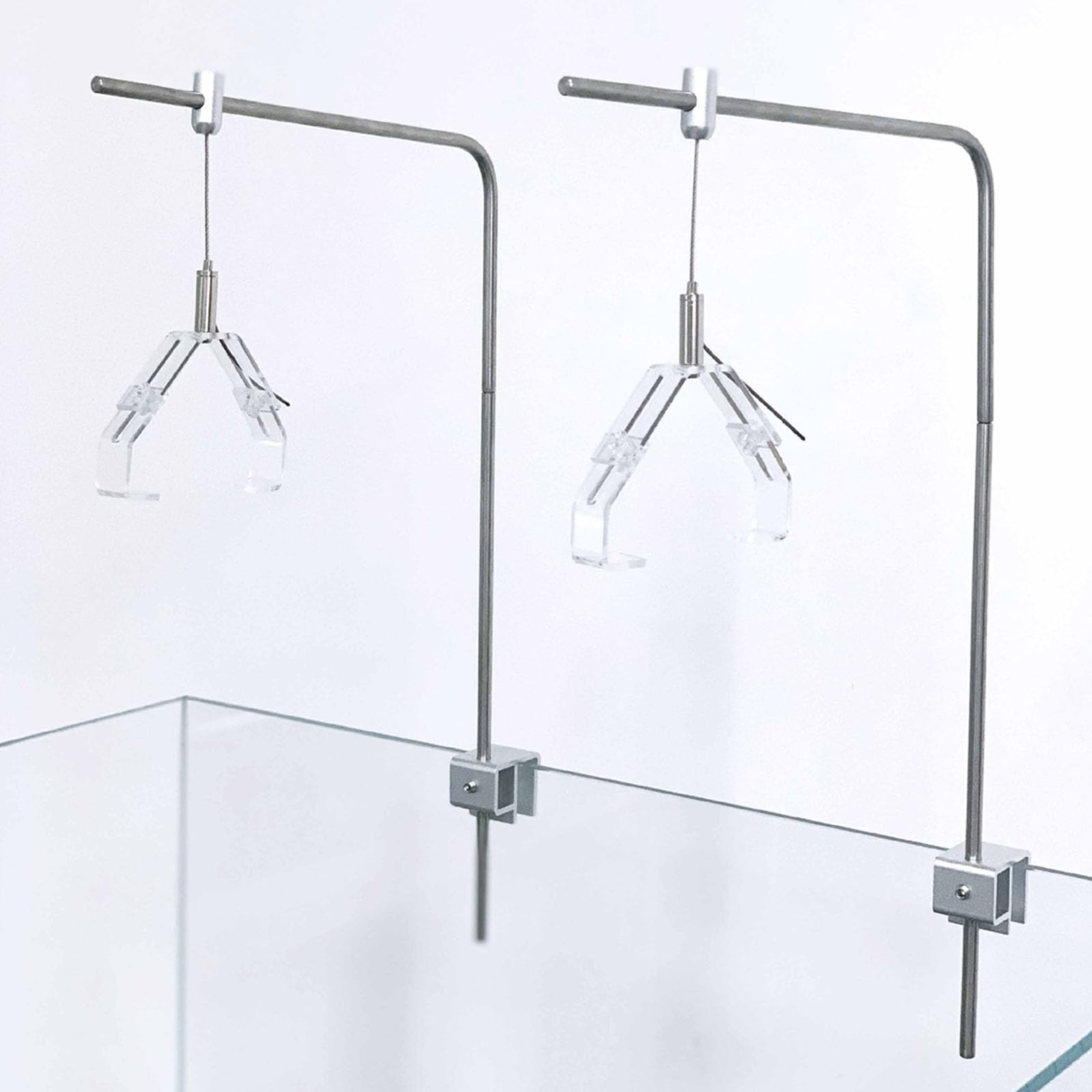 Supporti regolabili di illuminazione dei carri armati di pesce delle leghe di alluminio del supporto leggero degli acquari per il LED fluorescente