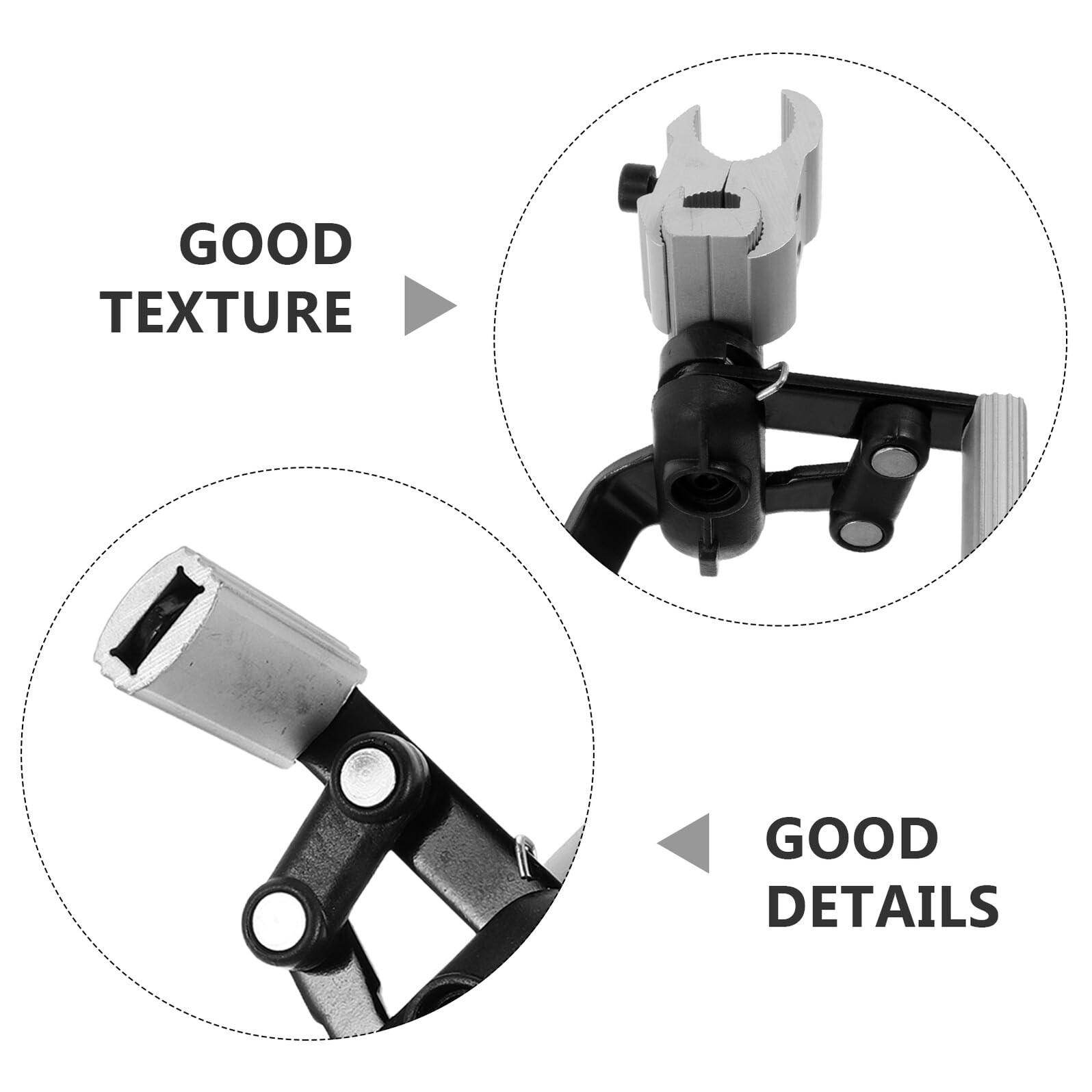 Veemoon Freno Mecánico para Silla de Ruedas Eléctrica, Palanca de Bloqueo de Aluminio 25 Mm, 2 Piezas de Repuesto para Accesorios de Movilidad y Frenos Aplicables