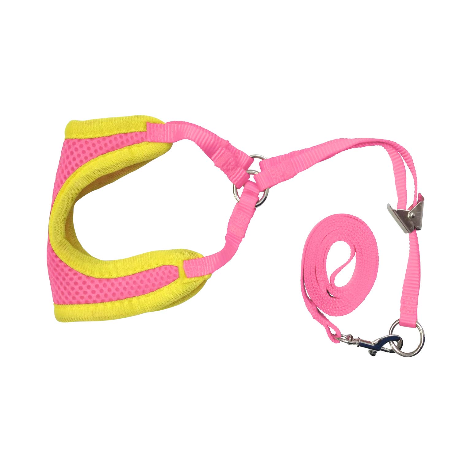 Jainsons Pet Products Adjustable Soft Mesh Comfort Padded Vest Dog Harness for Small Dogs, Toy Breeds, Puppies (Pink) (B08YK3SC8D) Amazon Price History, Amazon Price Tracker