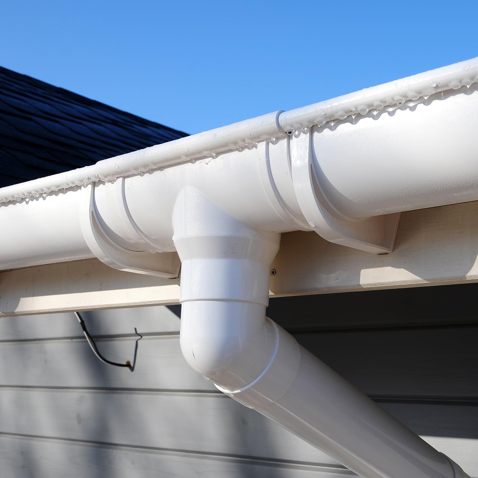 Réducteur de conduit de 150 mm à 100 mm, coupleur de réduction de conduit rond avec colliers de serrage en acier inoxydable (91-114 mm, 141-165 mm) pour ventilateurs d'extracteur, hotte aspirante