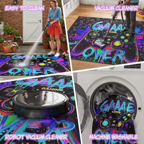 Tapete decorativo gamer 47.2x70.8 pulgadas miniatura 7