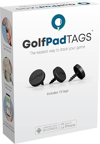 Sistema de análisis de juego y seguimiento en tiempo real de golf, Golf Tags, Negro, Negro