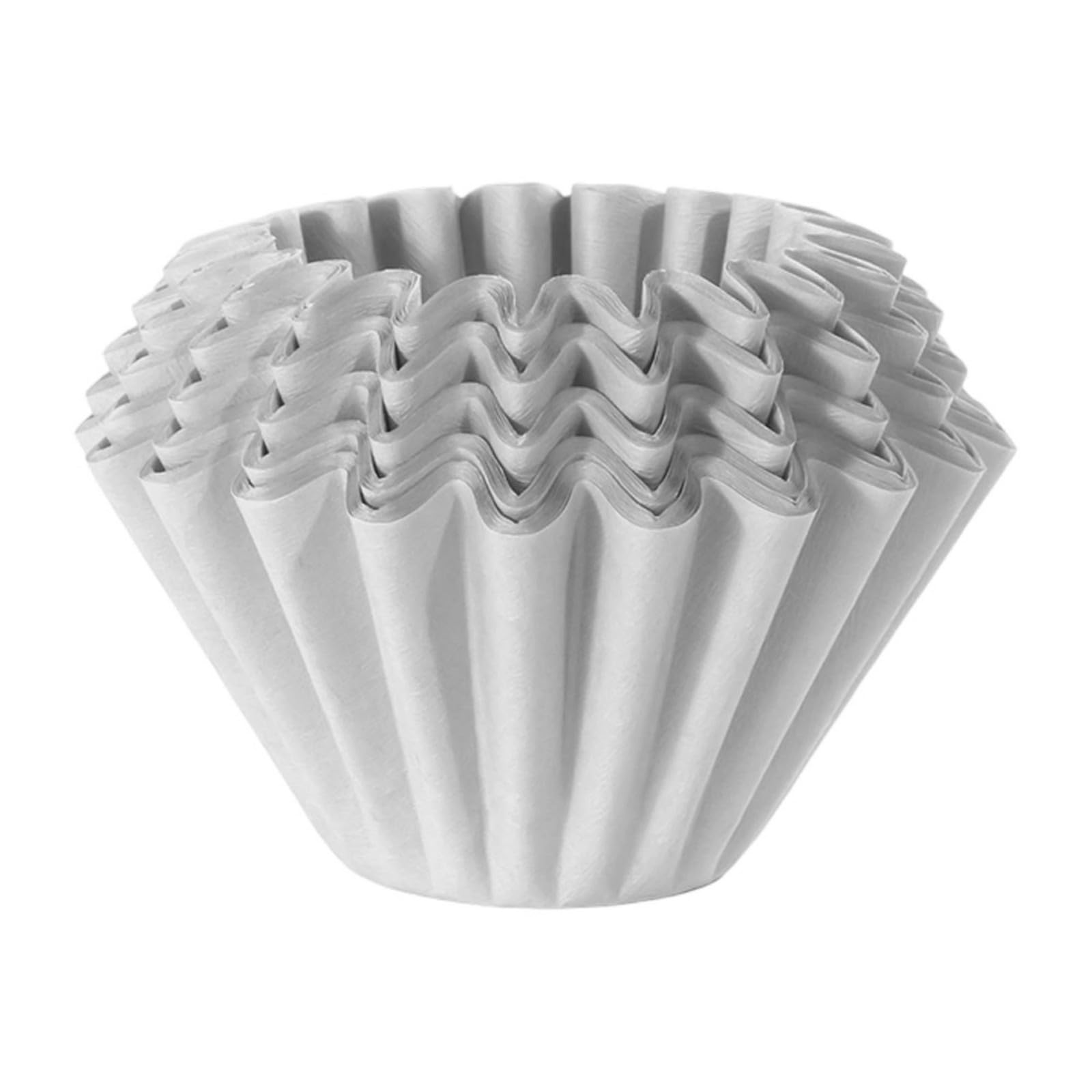 HUANGING Of 100 Unbleached Cone Coffee for Drippers High Efficiency Filter Paper Unbleached Coffee Filter Paper