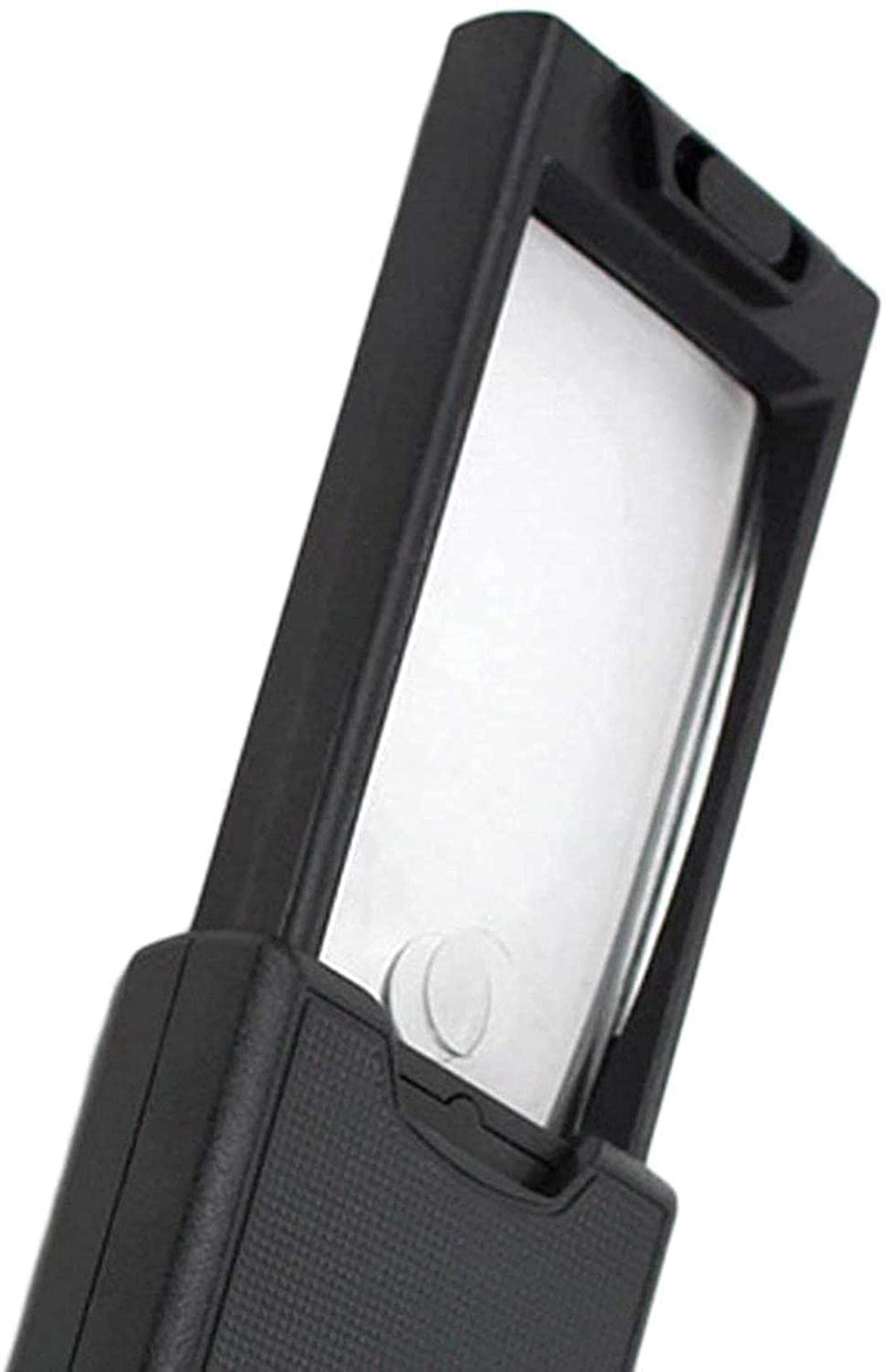 MRKU Lupa de Mano con luz LED, 2,5 x 45 x, portátil, extraíble, para joyero, con 3 Luces LED