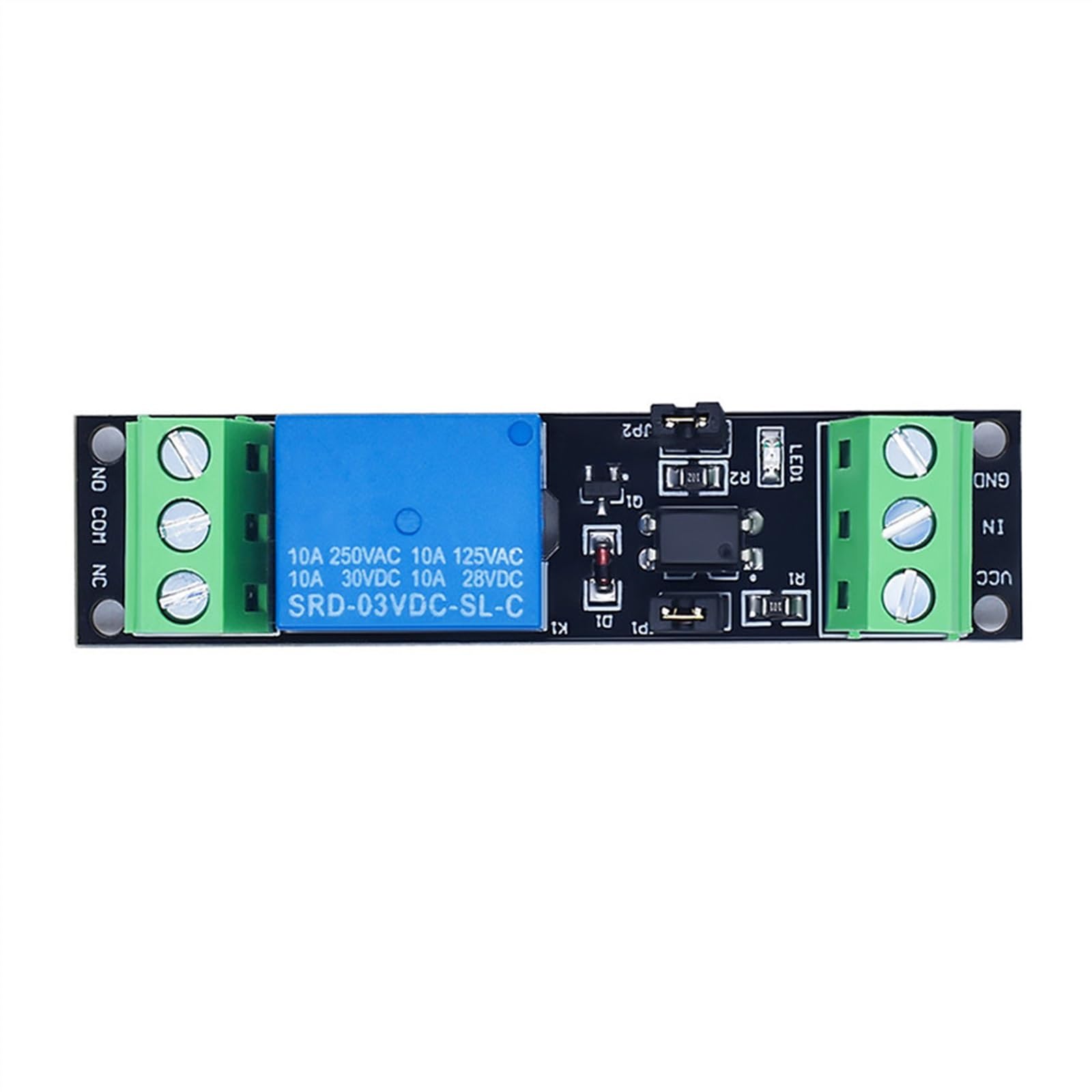 Module de relais à 1 canal, Module de commande d'entraînement isolé 3V, carte d'entraînement de haut niveau, 1 voie avec indicateur lumineux de sortie
