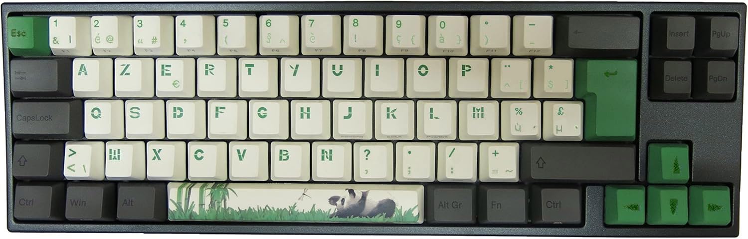 Amazon.com: Varmilo x Ducky Miya Pro Panda French Layout 65% White