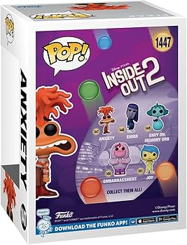 POP Disney Pixar: Inside Out 2 - Anxiety Funko Vinil Figür (Uyumlu