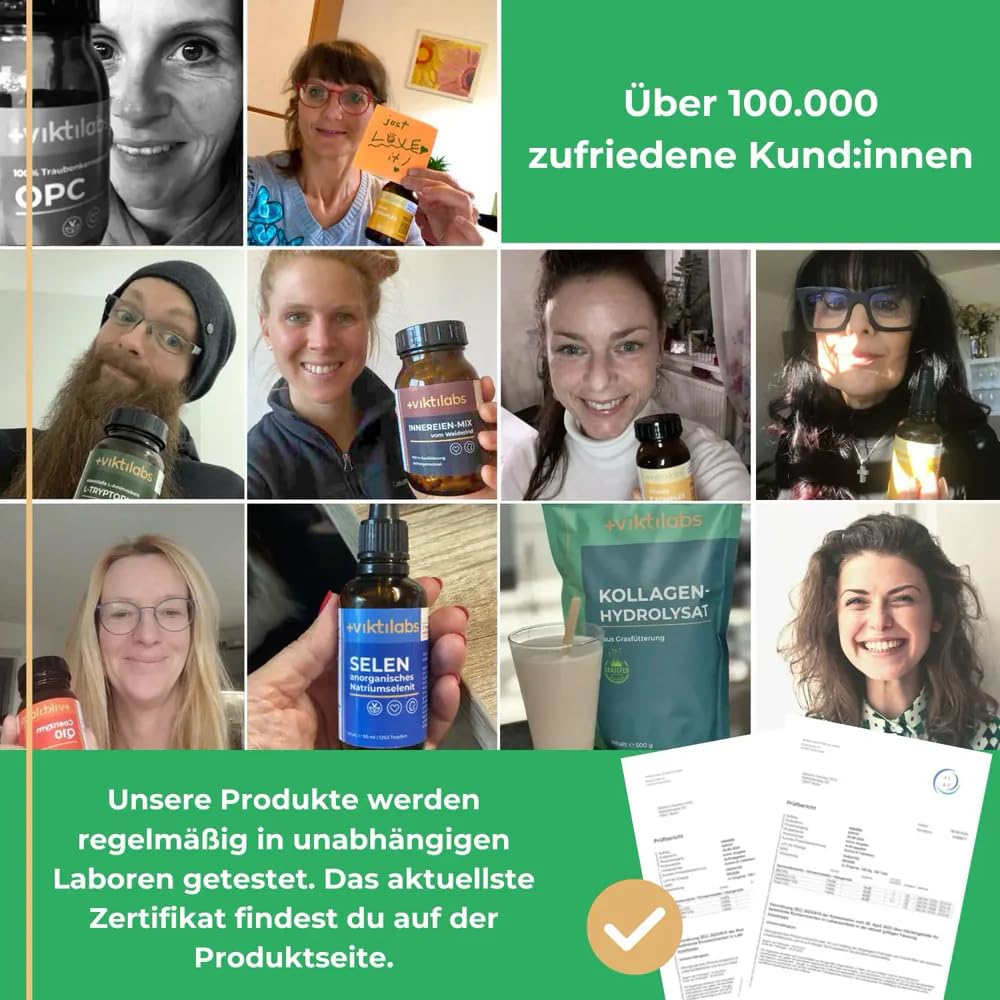 Chlorella Vulgaris - natürliche Mikroalgen - hochdosiert - 300 mg Chlorella pro Pressling - 10 Presslinge pro Tag - 300 vegane - ohne Zusatzstoffe