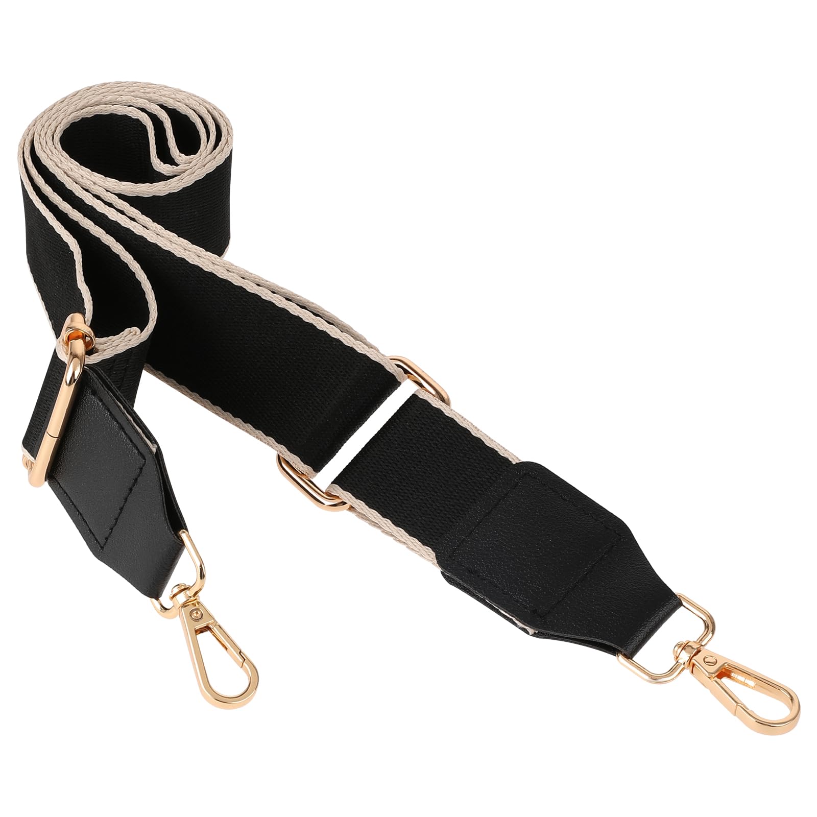 Bandoulière Réglable Grise Pour Sac à Main - Largeur 4cm, Longueur Ajustable, Clips Universels - Accessoire Remplacement