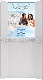 Delta Children Contoured Changing Pad, White