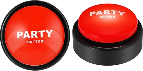 2 botones de música para fiesta de baile de los años 30 para el aula, 30 botones de sonido divertidos para juguetes de oficina, regalos novedosos y