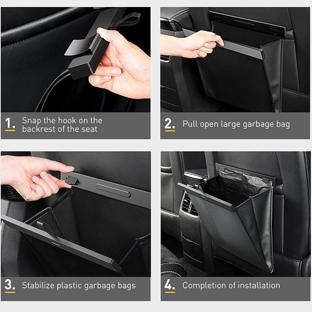 Car Organizer Trunk Leather Back Seat Storage Bag Auto Cargo Box Universal for Cars Luggage Travel Pocket image 2