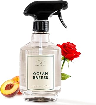 Chakra Air Freshener Room Spray - Home Odor Eliminator Fragrance with Adjustable Trigger Air Freshener Spray, Long-Lasting Deodorizer for Room & Bathroom, 16.9 fl oz, Ocean Breeze