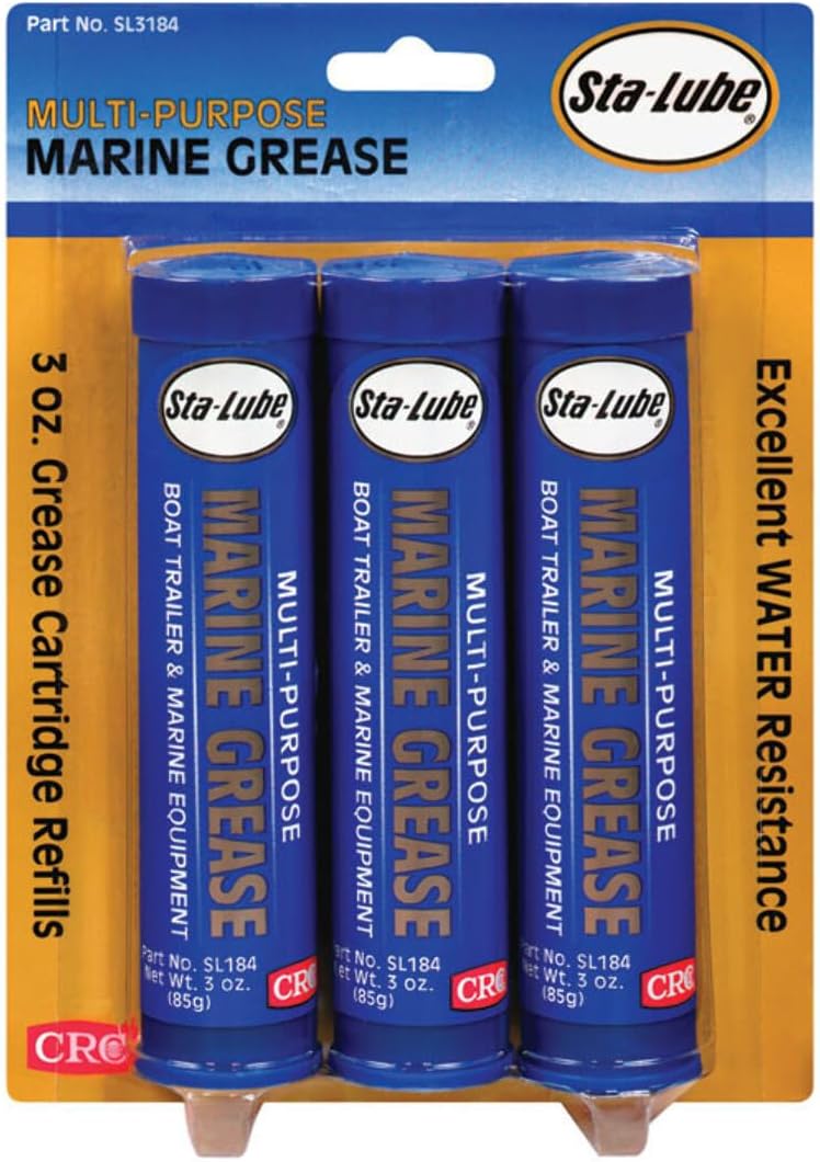 CRC Industries Sta-Lube SL3184 Marine Boat Trailer &amp; 4X4 Wheel Bearing Grease
