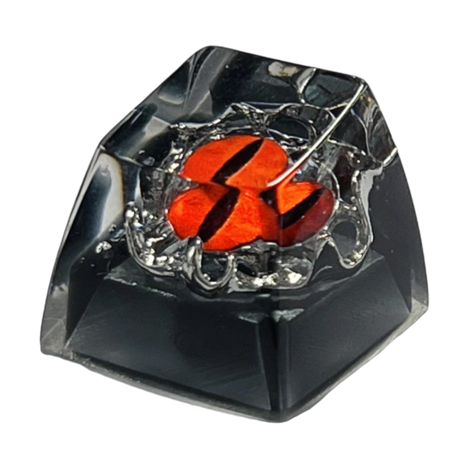 Maxtonser Resin Mechanical Keypad Keycap Cartoon Eye Pattern Height Translucent Keycap for Mechanical Accessories