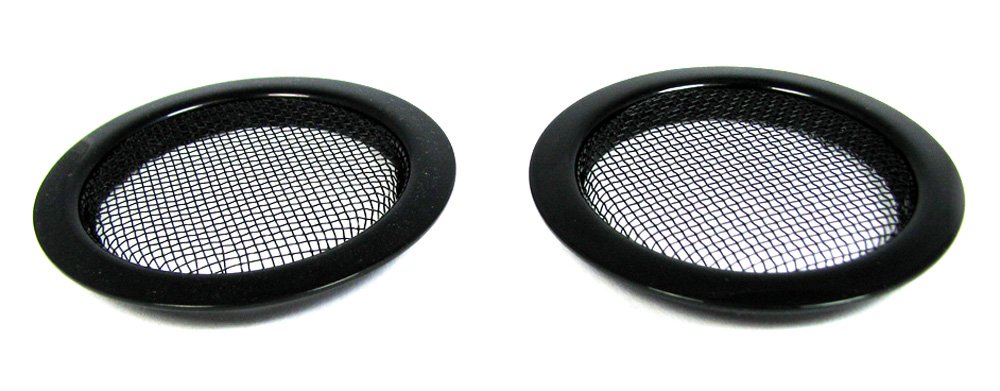 2pc. Screened Black Resonator Sound Hole Inserts