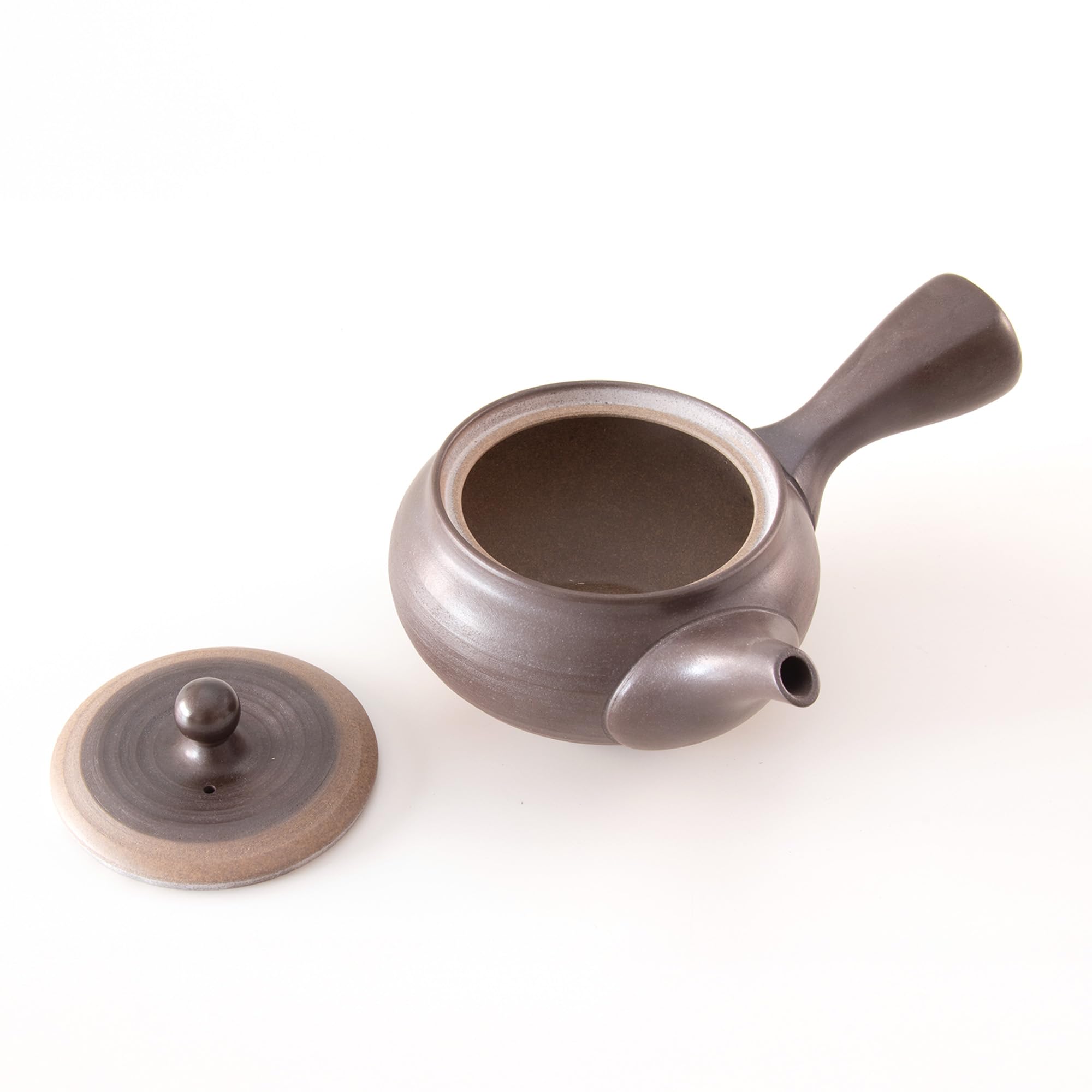 Asayu Japan Kyusu, Theiere Japonaise traditionnelle, Ceramique Nippone, Teapot Kurofuki, Artisanat ancien