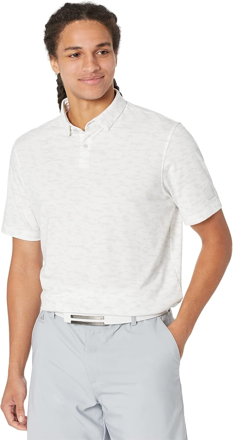 adidas Men's Go-to Camo Print Golf Polo Shirt