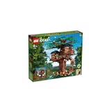 21318 Ideas Tree House&comma; Model Construction Set for 16 Plus Year Olds with 3 Cabins&comma; Interchangeable Leaves&comma; Minifigures and a Bird Figure
