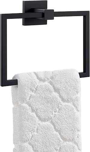 Angle Simple - Toallero giratorio para baño, 7.09 pulgadas, montaje en pared, negro mate disponible en Yaxa Costa Rica