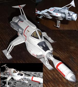 NZPOST UFO Interceptor DIY Handcraft Paper Model KITUnassembled Kit, As pic