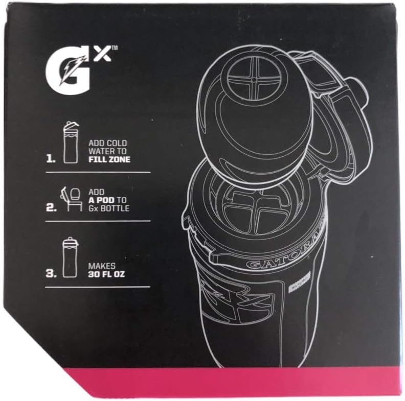 Gatorade GX Pods, Strawberry Raspberry, 3.25oz Pods (16 Pack), One Size