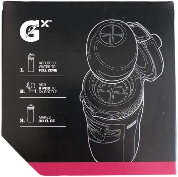 Gatorade GX Pods, Strawberry Raspberry, 3.25oz Pods (16 Pack), One Size
