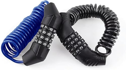 2 unids motocicleta casco cerradura bicicleta cable bloqueo combinación seguridad viaje equipaje cerradura con 4 contraseña Digtal