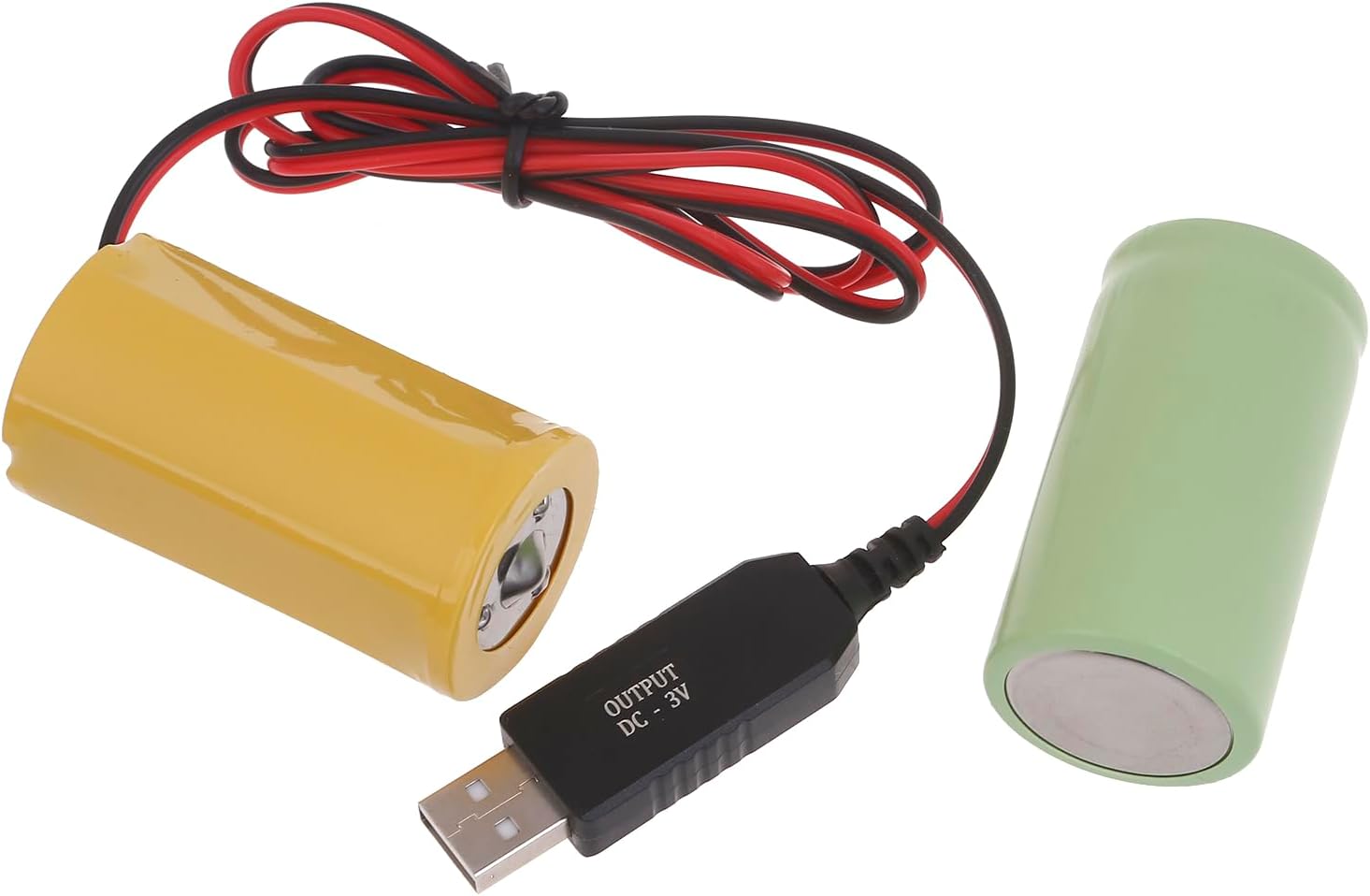ljhnba 3V LR20 D LR20 Eliminators Cable Replace 2Pcs 1.5V D Batteries for Flashlight Torch Remote Control LED Lights